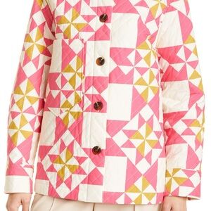Samsoe & Samsoe Katarina Quilted Stretch Cotton Over shirt size XL